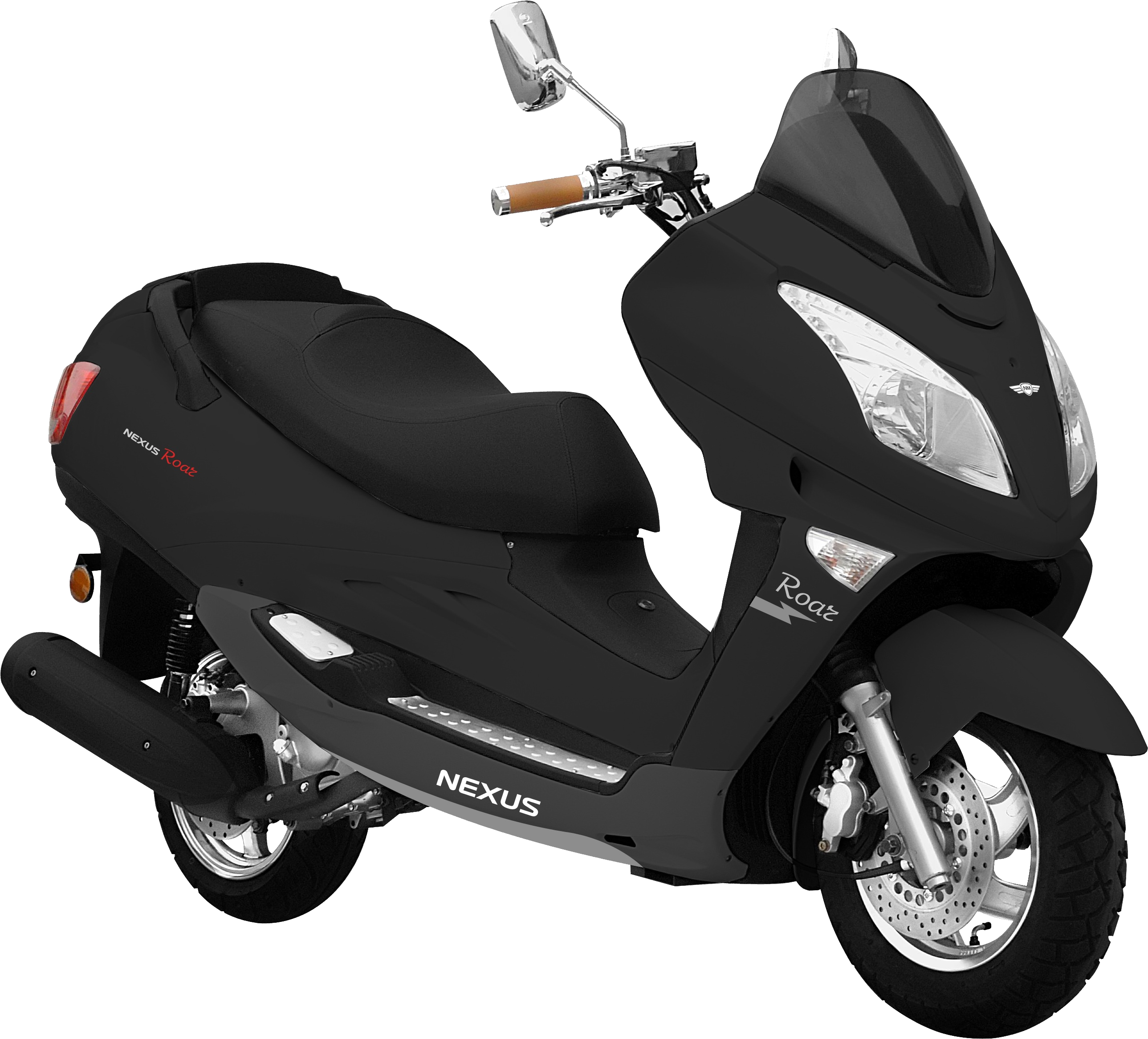 Black scooter PNG image